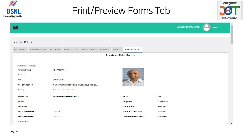Print/Preview Forms Tab Page 20 
