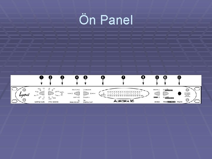 Ön Panel 