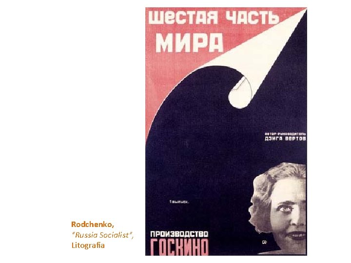 Rodchenko, “Russia Socialist”, Litografía 