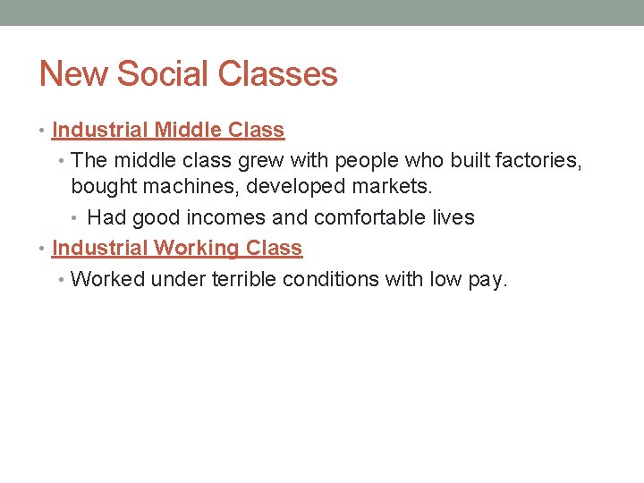 Bellringer Title todays notes Industrial Revolution Impact 2