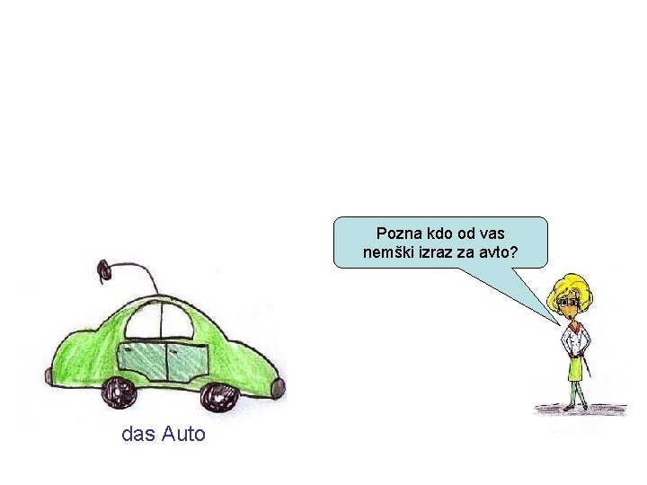 Pozna kdo od vas nemški izraz za avto? das Auto 