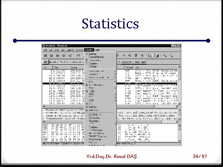 Statistics Yrd. Doç. Dr. Resul DAŞ 34/ 97 