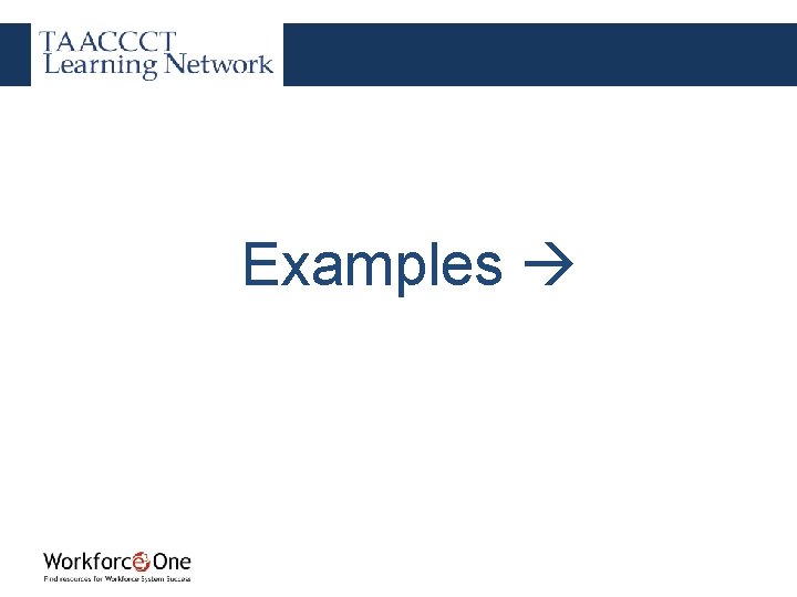 Examples 
