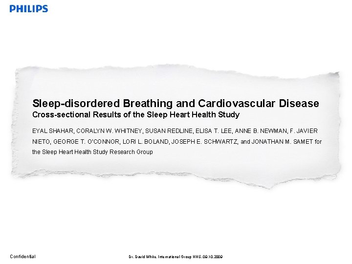 Sleep-disordered Breathing and Cardiovascular Disease Cross-sectional Results of the Sleep Heart Health Study EYAL