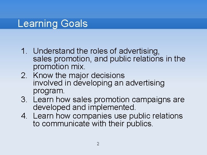 Advertising Sales Promotion and Public Relations Chapter 15