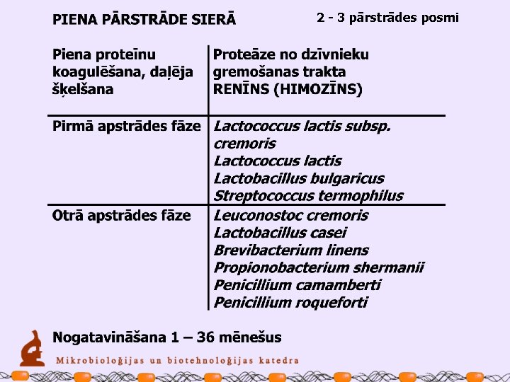 2 - 3 pārstrādes posmi 