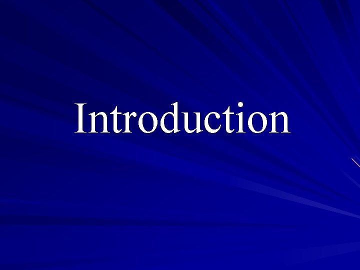 Introduction 