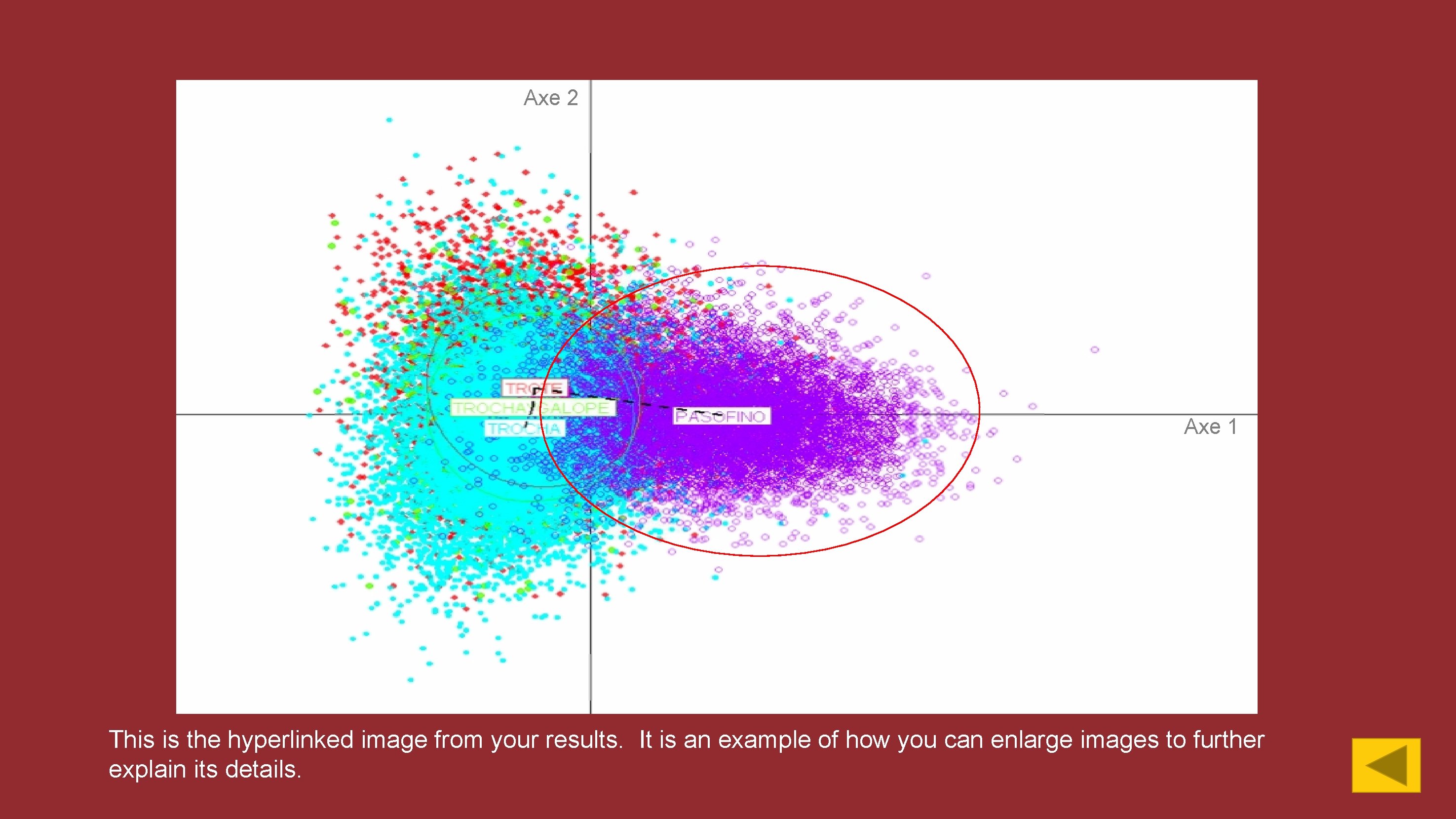 Axe 2 Axe 1 This is the hyperlinked image from your results. It is