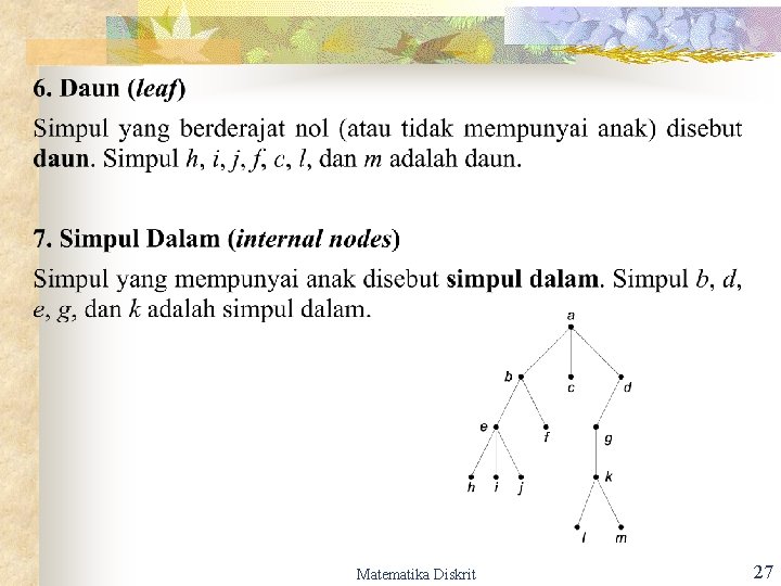 Matematika Diskrit 27 