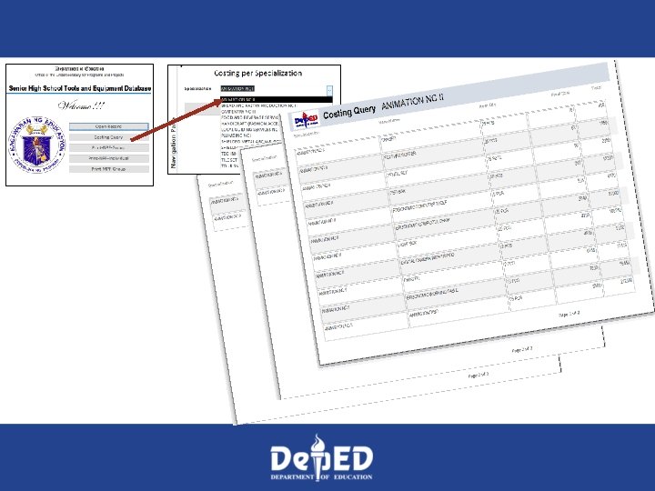 FEATURES: COSTING QUERY & REPORT 
