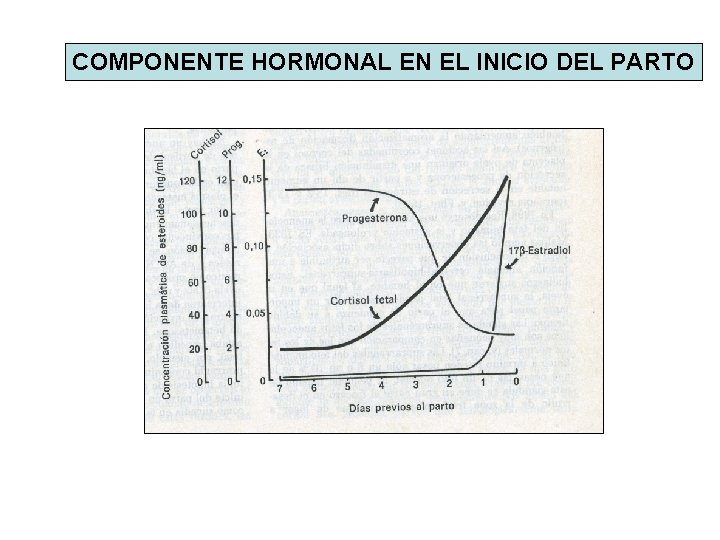 COMPONENTE HORMONAL EN EL INICIO DEL PARTO 