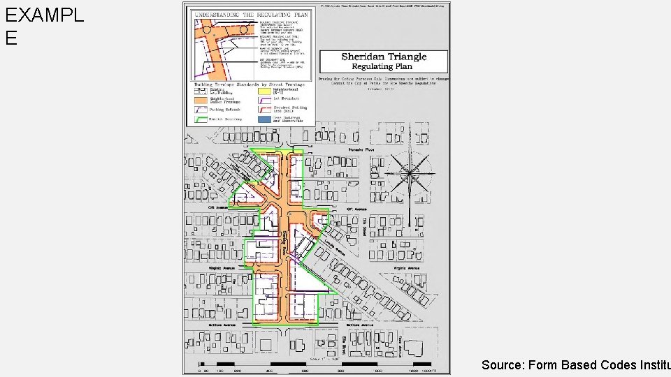 EXAMPL E Source: Form Based Codes Institu 