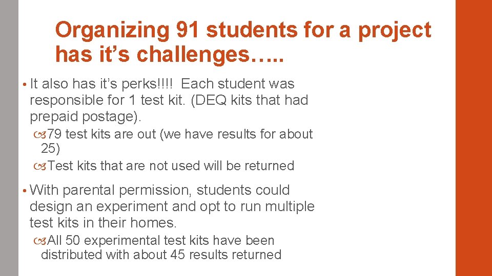 Organizing 91 students for a project has it’s challenges…. . • It also has