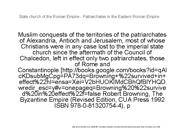 State church of the Roman Empire - Patriarchates in the Eastern Roman Empire 1