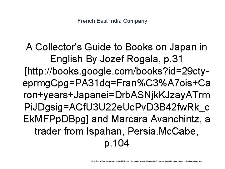 French East India Company 1 A Collector's Guide to Books on Japan in English