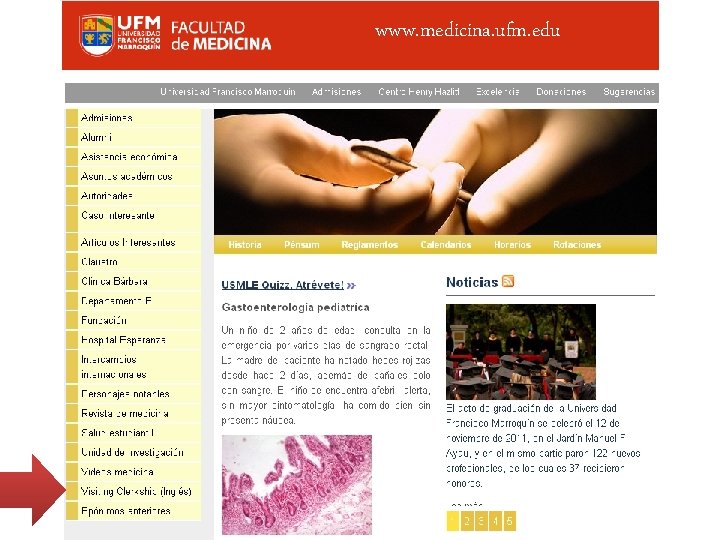 www. medicina. ufm. edu 