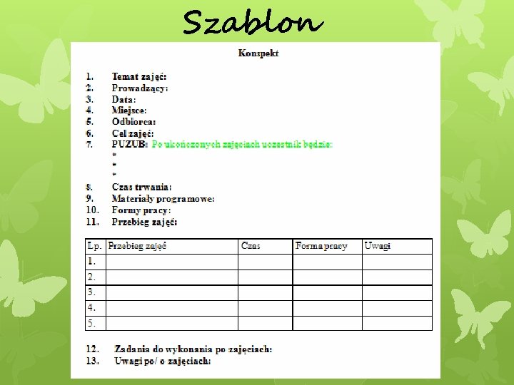 Szablon 