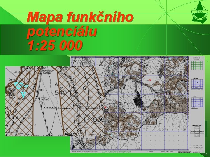 Mapa funkčního potenciálu 1: 25 000 . 