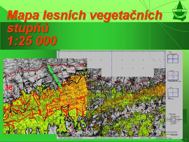 Mapa lesních vegetačních stupňů 1: 25 000 . 