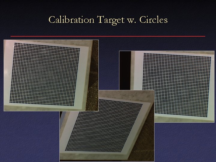 Calibration Target w. Circles 