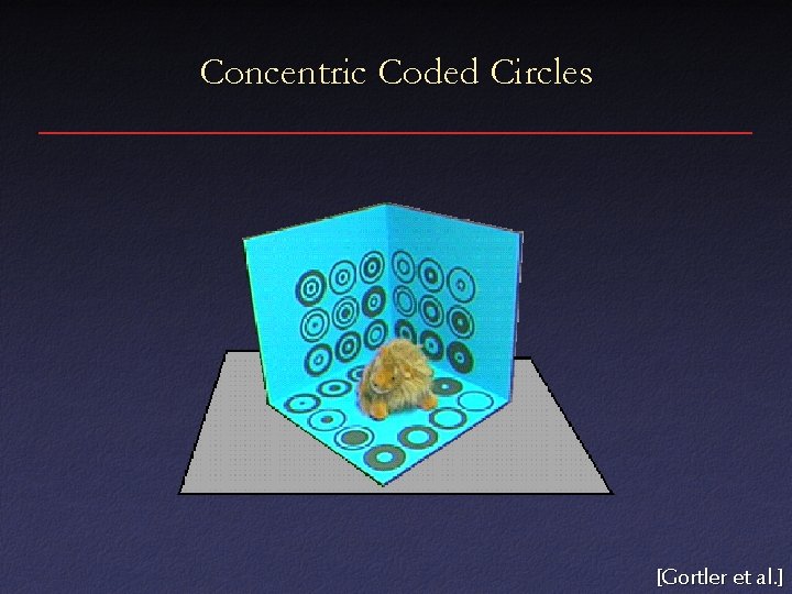 Concentric Coded Circles [Gortler et al. ] 