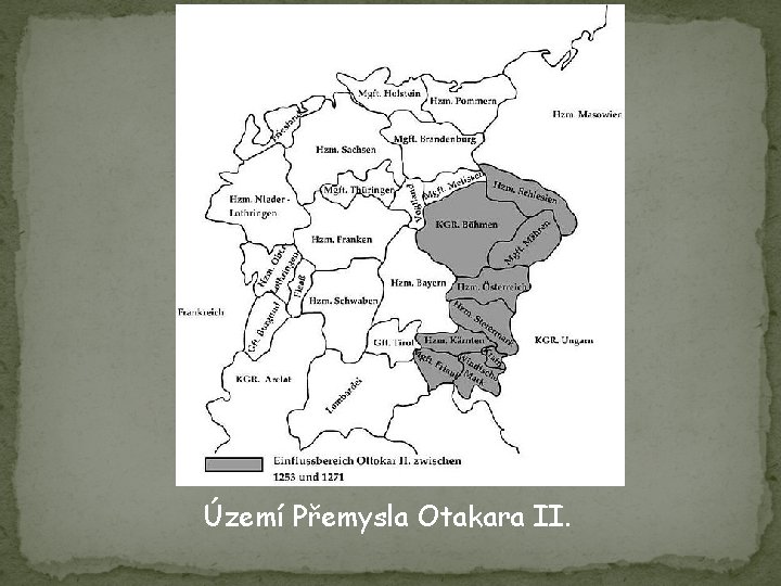 Území Přemysla Otakara II. 