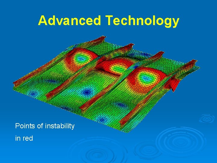 Advanced Technology Points of instability in red 