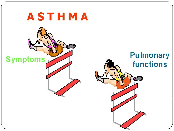 ASTHMA Symptoms Pulmonary functions 