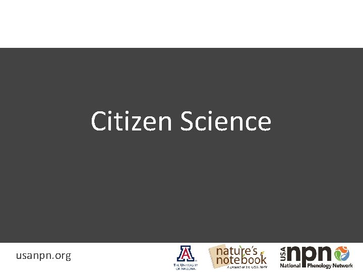 Citizen Science usanpn. org 