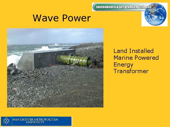 Wave Power Land Installed Marine Powered Energy Transformer 