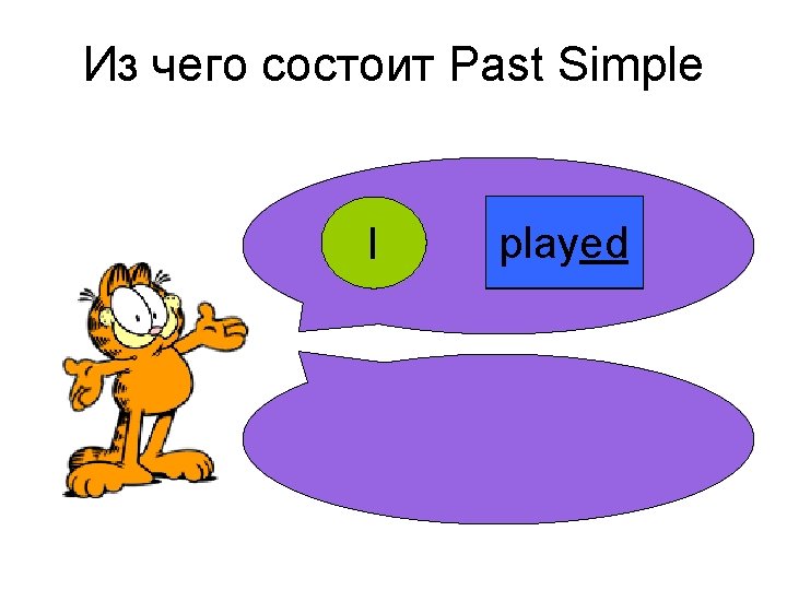 Past Simple Past Simple I played football yesterday