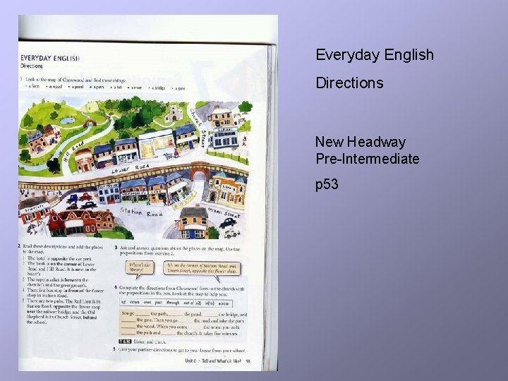 Everyday English Directions New Headway Pre-Intermediate p 53 