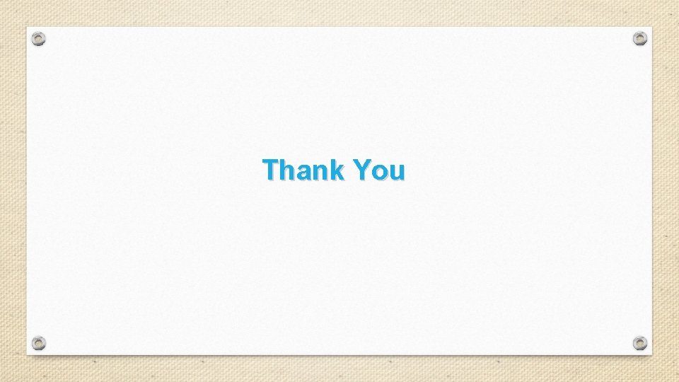 Thank You 