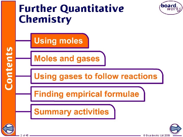 2 of 45 © Boardworks Ltd 2009 