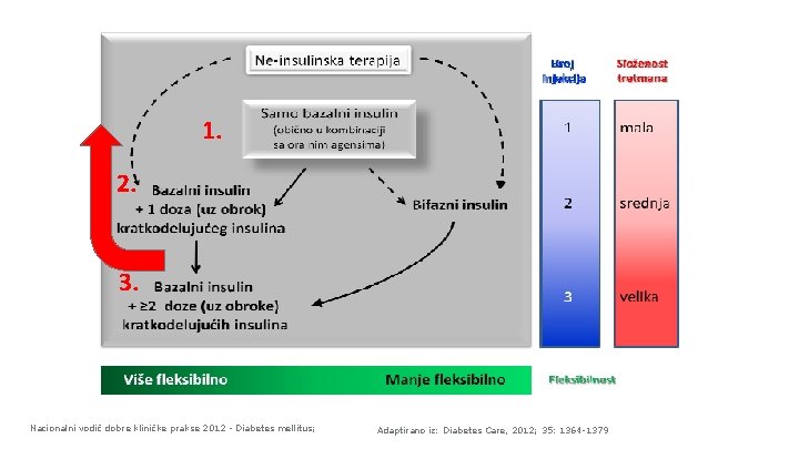 1. 2. 3. Nacionalni vodič dobre kliničke prakse 2012 - Diabetes mellitus; Adaptirano iz: