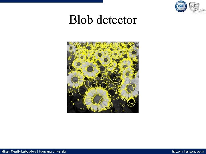 Blob detector Mixed Reality Laboratory | Hanyang University http: //mr. hanyang. ac. kr 