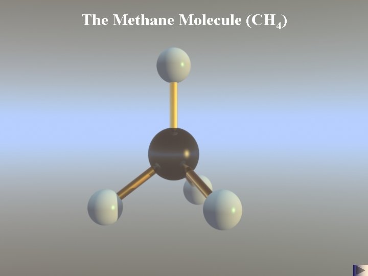 The Methane Molecule (CH 4) 