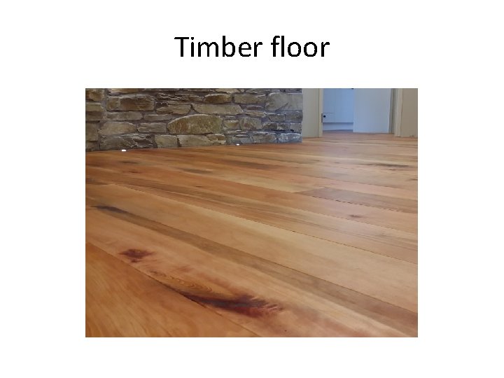 Timber floor 