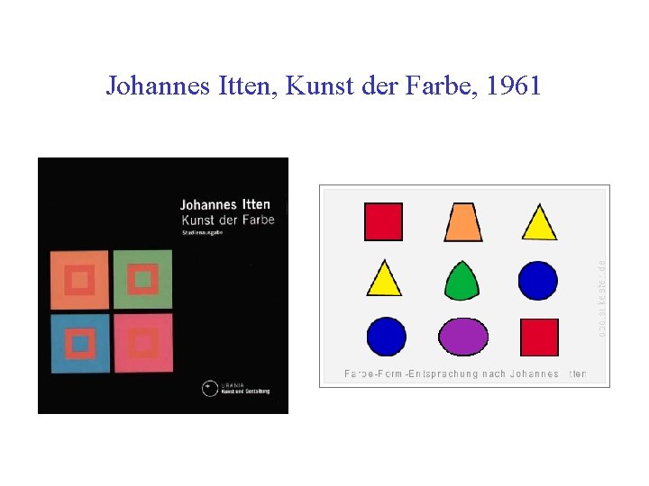 Johannes Itten, Kunst der Farbe, 1961 