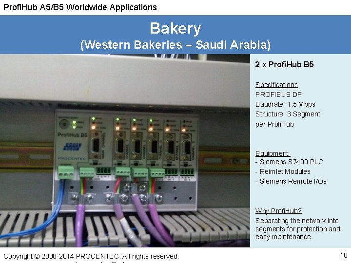 Profi. Hub A 5/B 5 Worldwide Applications Bakery (Western Bakeries – Saudi Arabia) 2