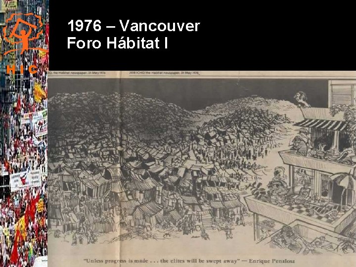 1976 – Vancouver Foro Hábitat I HIC 