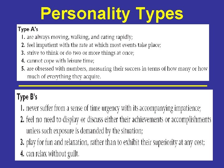 Personality Types 