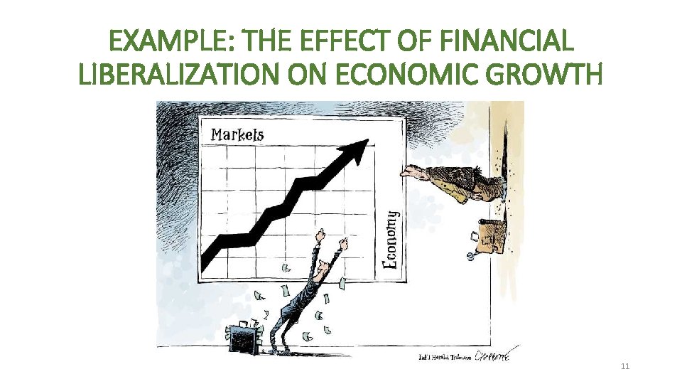 EXAMPLE: THE EFFECT OF FINANCIAL LIBERALIZATION ON ECONOMIC GROWTH 11 