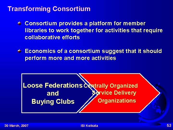 Transforming Consortium provides a platform for member libraries to work together for activities that