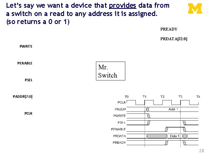 Let’s say we want a device that provides data from a switch on a