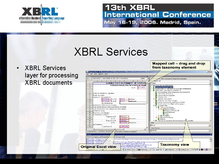 XBRL Services • XBRL Services layer for processing XBRL documents 