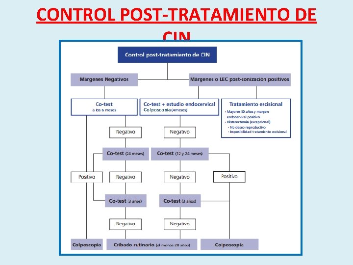 CONTROL POST-TRATAMIENTO DE CIN Colposcopia 