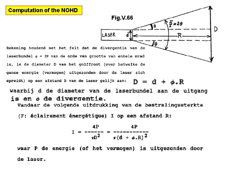 Computation of the NOHD Fig. V. 66 