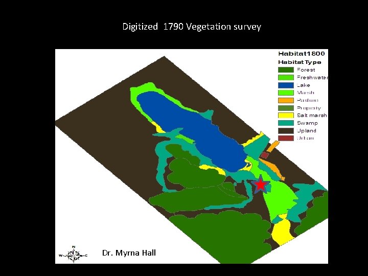  Digitized 1790 Vegetation survey Dr. Myrna Hall 