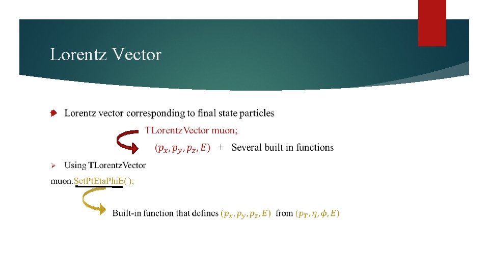 Lorentz Vector 